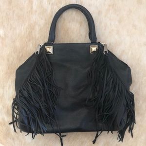 Rebecca minkoff leather fringe bag